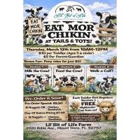 Eat Mor Chikin at Tails & Tots -- Lil' Bit of Life Farm