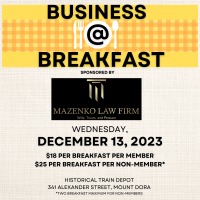December 13, 2023 Business At Breakfast