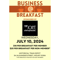 SOLD OUT July 10, 2024 Business At Breakfast