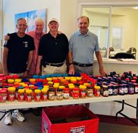 First Presbyterian Church Mount Dora donates 319 pounds of peanut butter & jelly to Lake Cares