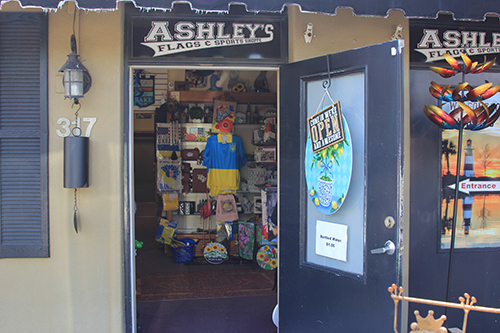 Ashley's Flags & Sports Shoppe is the place to find unique and exciting items!