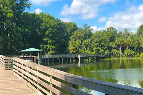 Palm Island Boardalk in Mount Dora