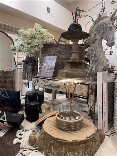 In historic downtown Mount Dora, Panache by Vintage Rose offers globally curated décor, fashion, jewelry, and gifts from women artisans around the world on charming 4th Ave.