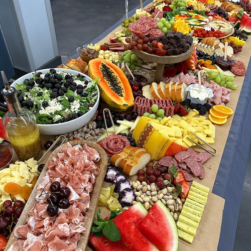 Grazing tables turn any event into an experience, with every bite thoughtfully placed.