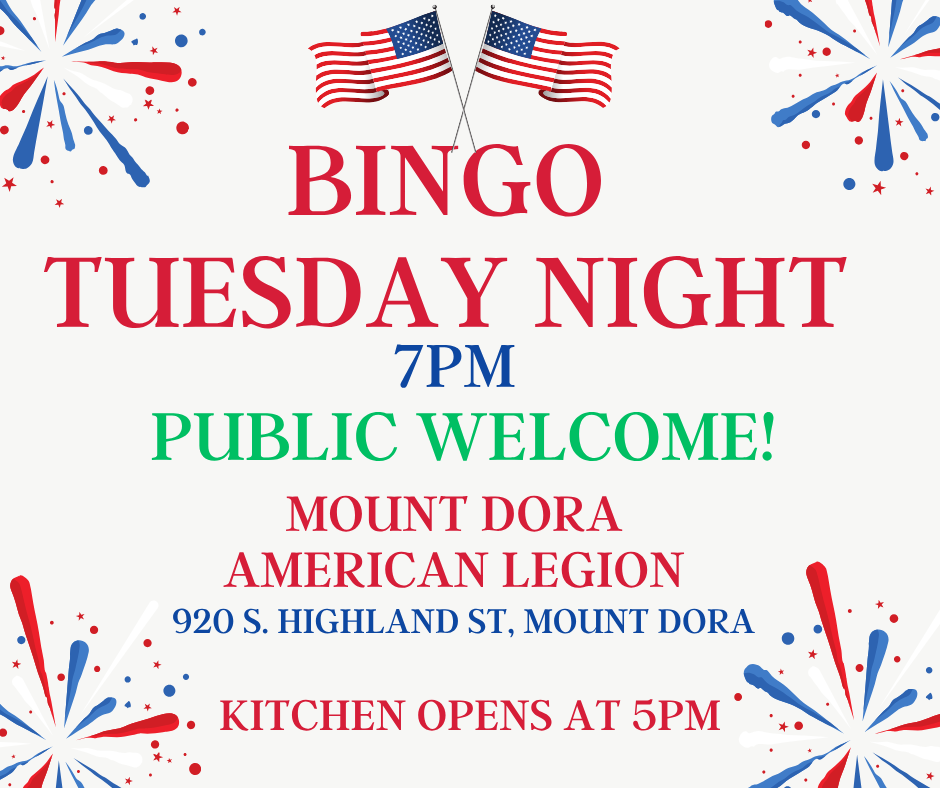 BINGO! Open to public