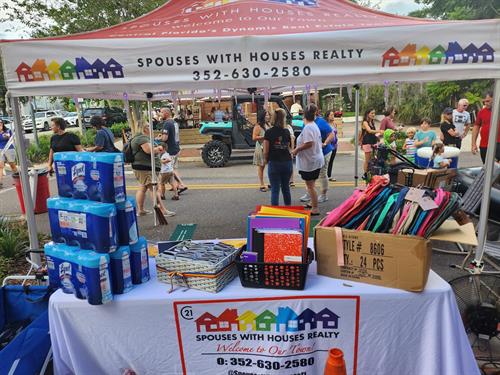 We love to help our community with events, this was such a fun and successful back to school supply drive. 