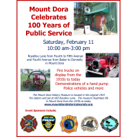 Centennial celebration of the first fire station in Mount Dora