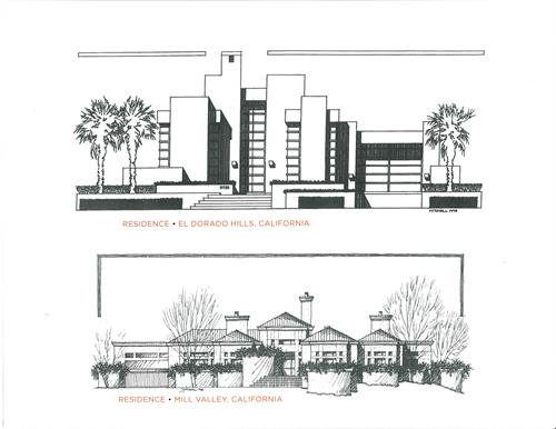 TOP: RESIDENCE- EL DORADO HILLS, CALIFORNIA, BOTTOM: RESIDENCE- MILL VALLEY, CALIFORNIA