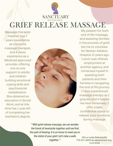 Grief release massage