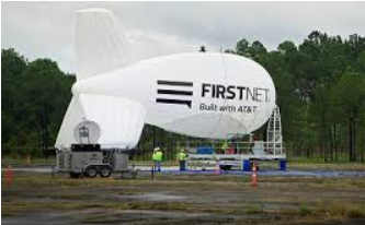 FirstNet ballon for cell service connectivity anytime and place