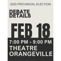 2025 Provincial Election Debate - Orangeville