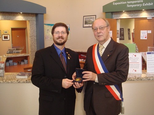 Neil Orford - Recipient of the Civic Medal - Courseulles Sure Mer, Normandy FRANCE