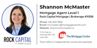 Shannon McMaster - Mortgage Agent Level 1 The Mortgage Centre | Rock Capital Mor