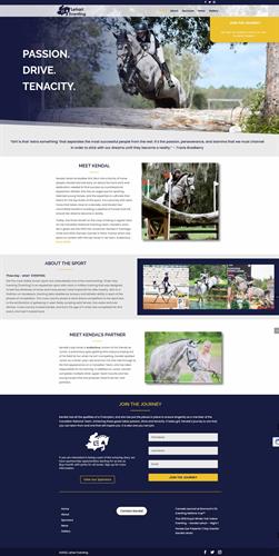 Equine eventing professional website 