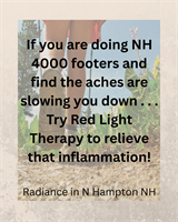 Recover from those long hikes with Red Llight Therapy