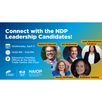 Alberta NDP Leadership Candidate Meet & Greet, presented by the Edmonton Chamber and NAIOP
