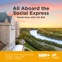 Social Hour with VIA Rail, All Aboard the Social Express