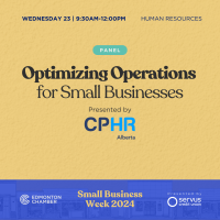 Optimizing Operations for Small Businesses, presented by CPHR