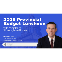 Provincial Budget Luncheon, presented by CPA Alberta with Finance Minister Nate Horner