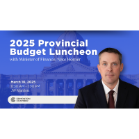 Provincial Budget Luncheon, presented by CPA Alberta with Finance Minister Nate Horner