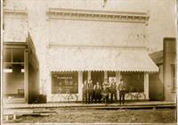J. Hamilton McDonald & crew at 10428 Whyte Avenue. circa 1914