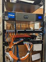 Server rack and network equipment set up1