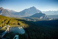 The Rimrock Resort Hotel is located 750 feet above the beautiful town of Banff. 