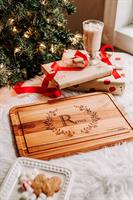 Monogram cutting board, perfect wedding and anniversary gifts. 