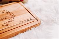 Engraved cutting board makes an awesome wedding gift. 