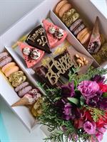 Assorted cakes Happy birthday gift box for your friend or colleague 