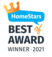 Homestars best of award 2023 roofing Edmonton