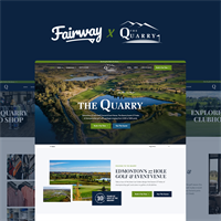 The Quarry - Website Design Graphic