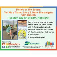 Stories on the Square: Tell Me a Tattoo Story & More Shenanigans with JamesG