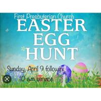Easter Egg Hunt at First Presbyterian Church
