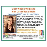 Grief Writing Workshop w/Lisa M Bolt Simons