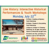 Live History: Interactive Historical Performances & Youth Workshops