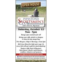 Pipestone Sportsmen's Club Open House