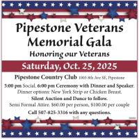 Pipestone Veterans Memorial Gala