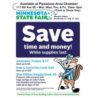 LAST DAY: Advance State Fair Tickets Available at Chamber