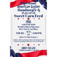Legion's Hamburger & Sweet Corn Feed