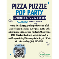 Pizza, Puzzle, & Pop Party
