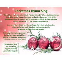 Hymn Sing Fundraiser