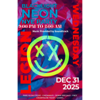Blacklight Neon New Year's Eve Party at Legion