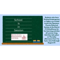 District #3 Schoolhouse Activities