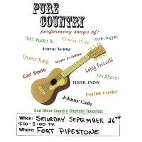 Live Country Music at Fort Pipestone