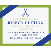 Ribbon Cutting for The Pizarro Law Firm, LLC Grand Opening