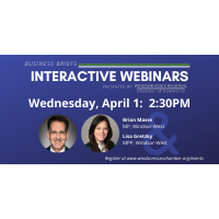 Business Briefs Interactive Webinars - Brian Masse & Lisa Gretzky -  Limited to 100 Guests