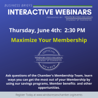 Business Briefs Interactive Webinars - Maximize Your Membership - Limited to 100 Guests