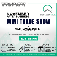 November After Business Mini Trade Show 2022 Mortgage Suite