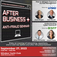 After Business Networking PLUS!  KPMG Anti-Fraud Seminar with Guest NFP Insurance